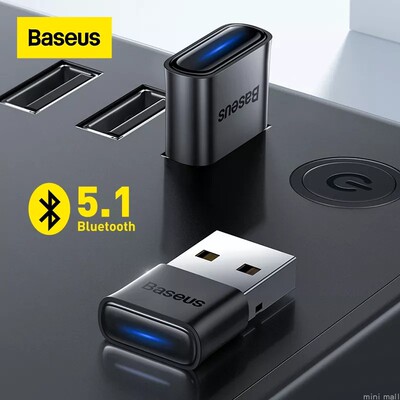 Baseus USB Bluetooth Adapter Dongle Adaptador Bluetooth 5.1