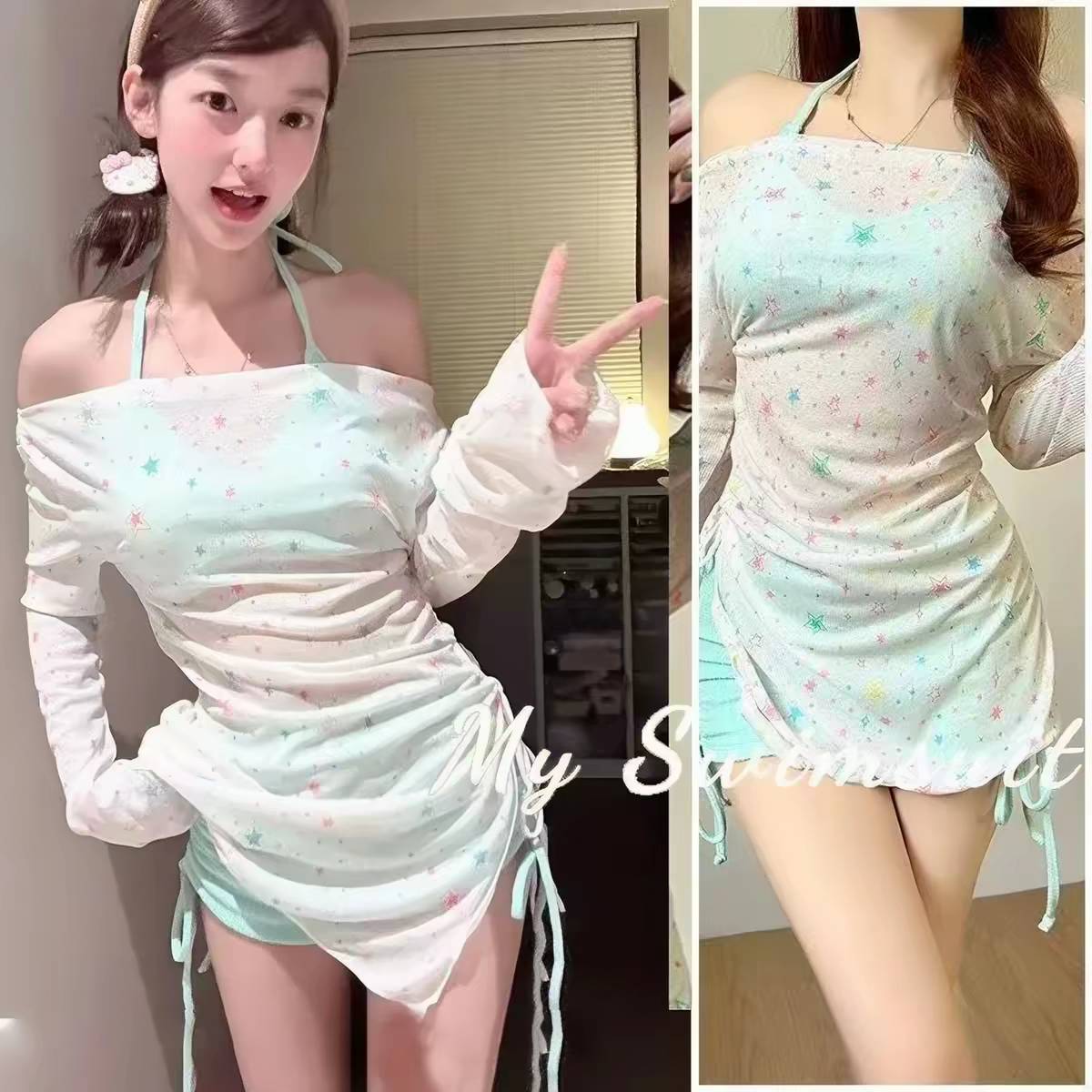2026新款分体三件套泳衣女爆款