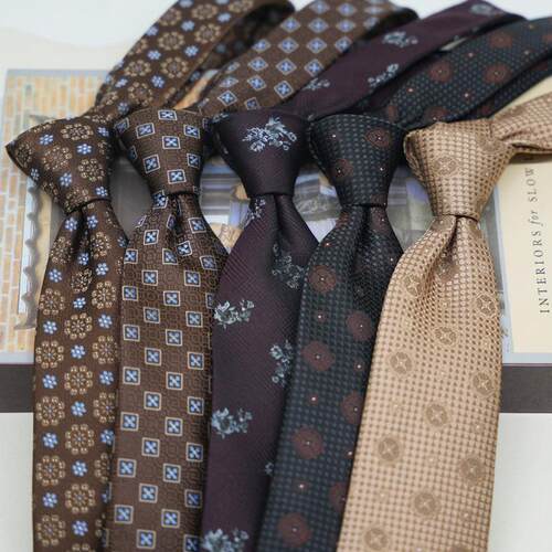 领带男正装韩版英伦风绅士涤丝欧美8CM手打款商务职业装宽SY8125A