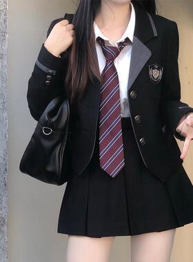 时尚红色潮条纹领带jkdk制服配饰搭配衬衣摄影道具上帆学院风