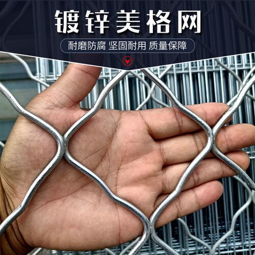 镀锌铁丝网菱形美格网