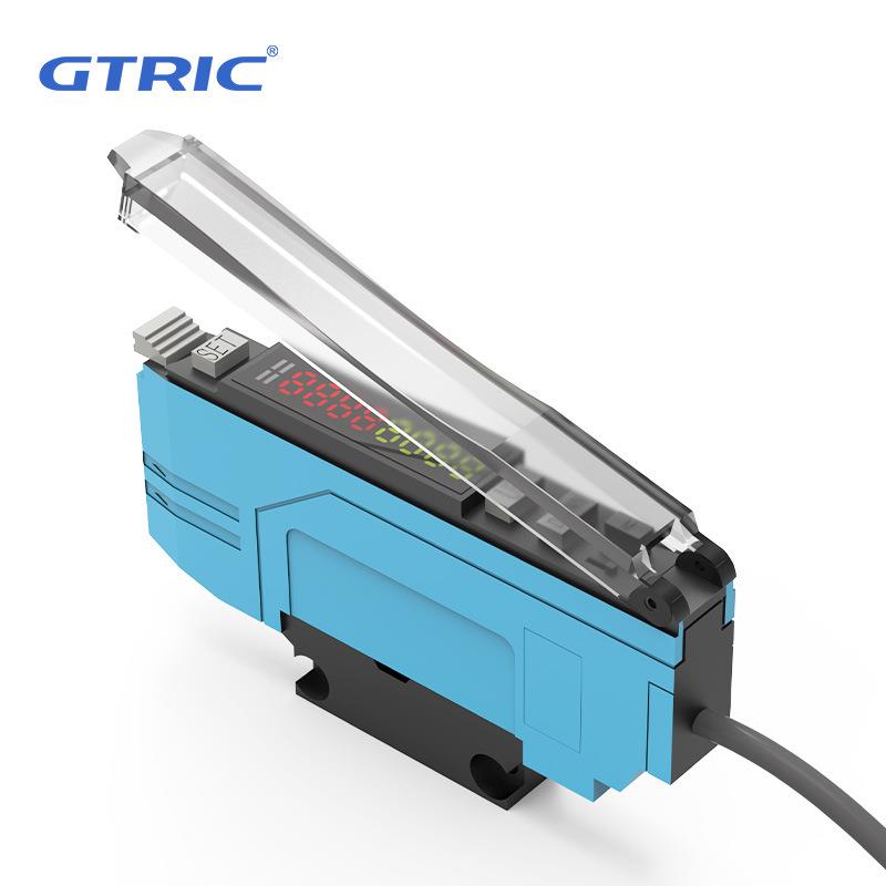 模拟量光纤放大器0-5V电压输出可切换NPN输出DN10-MN光纤传感器