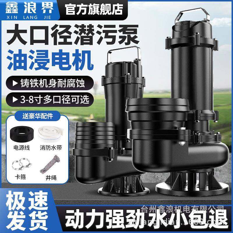 铸铁潜水泵大流量农用灌溉抽水机3寸4寸5寸6寸8寸大口径水泵220V,五金/工具,其他机械五金,淘宝优惠券,粉丝福利购,淘宝优惠卷