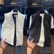 男士 加厚夹棉高端立领款 拉链纯色休闲雅痞男款 秋冬新款 马甲修身 型