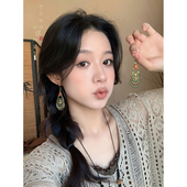 波西米亚爆款 春夏耳饰品民族风复古耳坠 高级感流苏耳环女2026新款