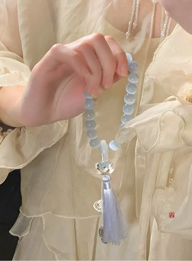 猫眼石铃铛菩提手串国风盘玩文玩