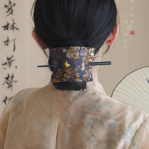 新中式盘发簪子国风古风发钗