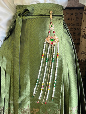 长款流苏平安锁禁步古风国风配饰