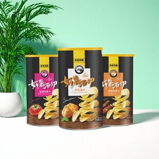 露营野炊土豆原切薯片薄脆零食 本高沙屋 暑期特惠袋装 小罐装