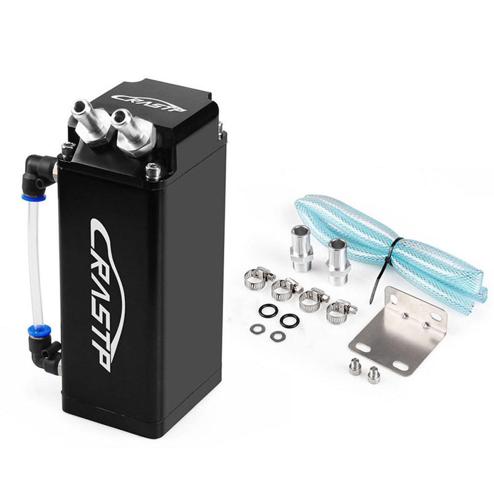 RASTP方形汽车改装油气分离器机油壶二次废油过滤壶配件