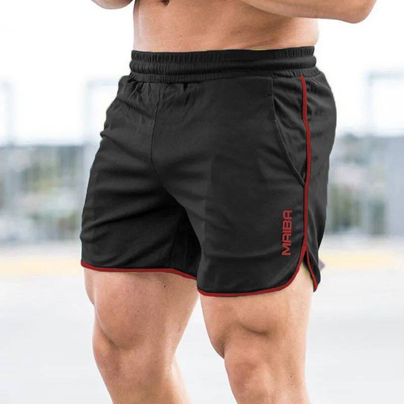 NEW FITNESS BREATHABLE SPORTS SHORTS RUNNING QUICK DRY PANTS