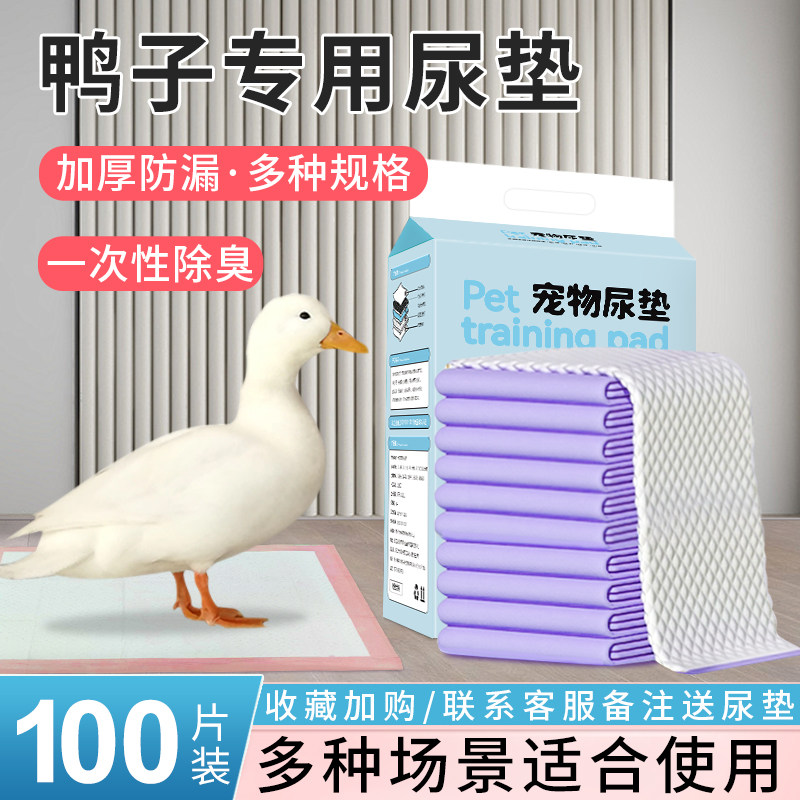 柯尔鸭隔尿垫小鸭子屎垫粪便清理垫用品除臭垫料宠物鸭专用尿不湿