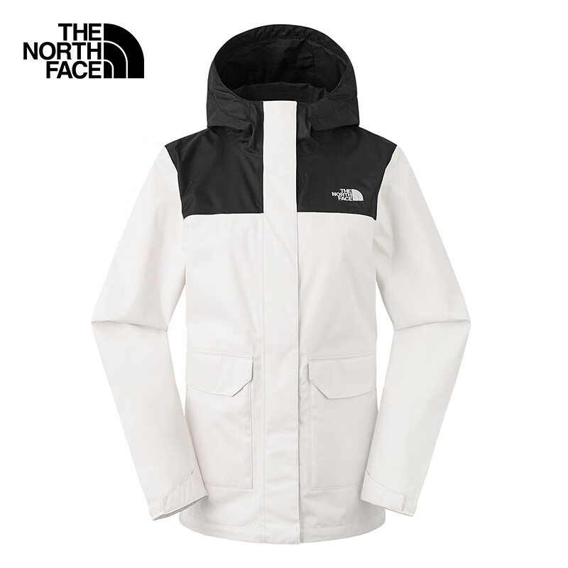 北面冲锋衣女时尚单层外套
