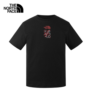运动休闲半袖 26新年款 8DQW T恤男女同款 TheNorthFace北面马年短袖