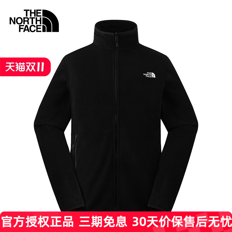 北面抓绒内胆可搭配冲锋衣