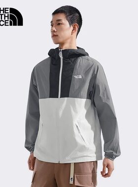TheNorthFace北面防晒衣男春夏户外防泼水轻薄UPF皮肤衣外套8EZX