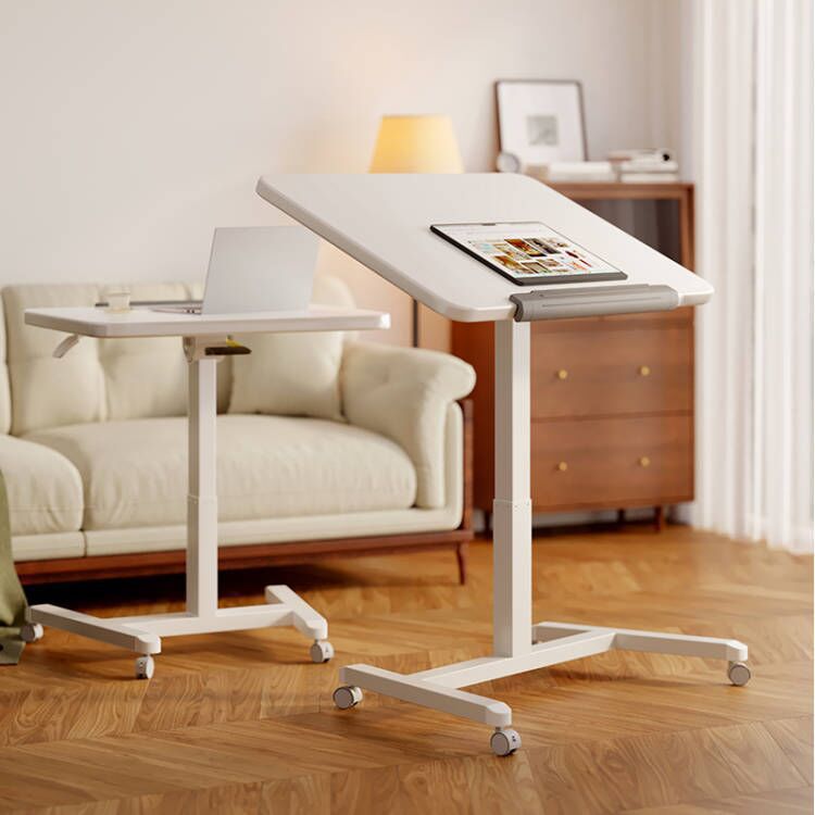 升降电脑桌可移动家用学习办公桌子多功能折叠小书桌站立式工作台