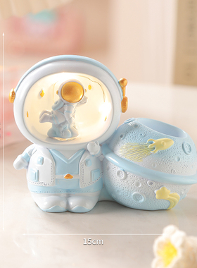 儿童实用笔筒小夜灯家居摆件