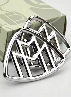 奔驰迈巴赫S级E级V级GLS480GLS450 GLS600S480迈巴赫C柱标 侧标