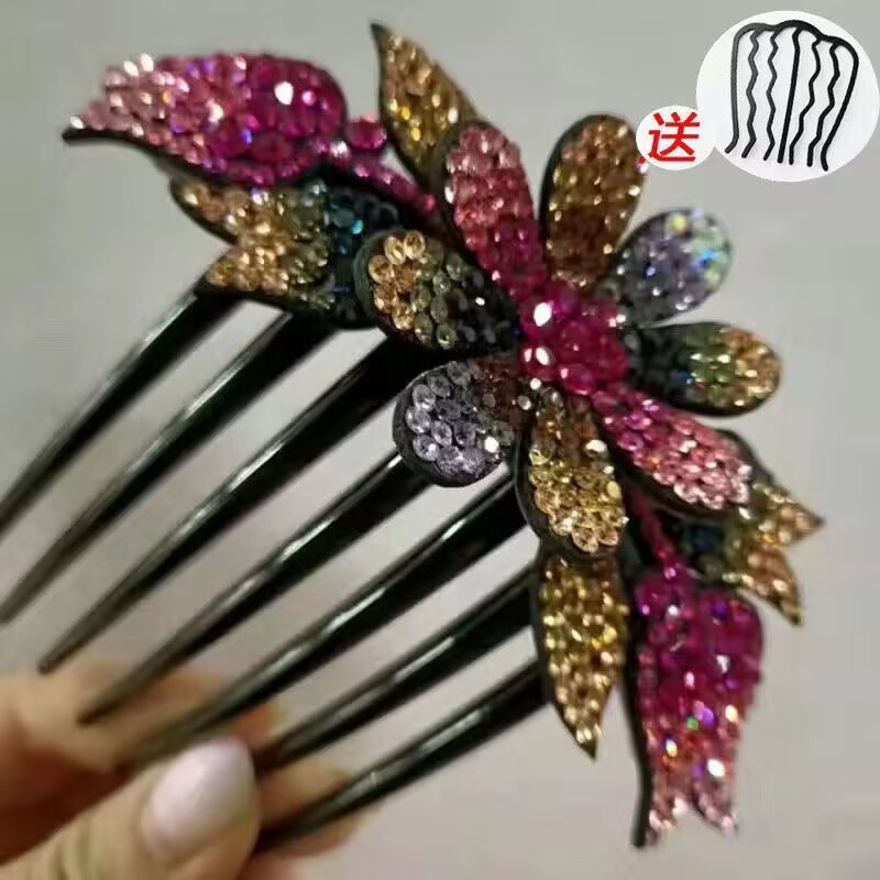 插梳盘发亚历山大发饰优雅