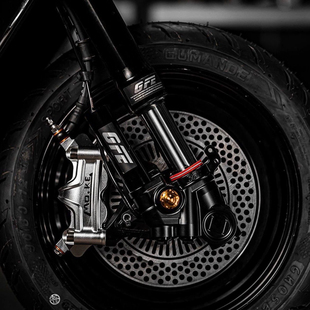 GFE狙击者倒置减震G353电动摩托车国标车33芯九号小牛猎户座改装