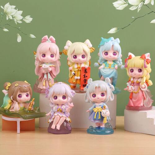 国潮可爱盲盒手办生日礼物