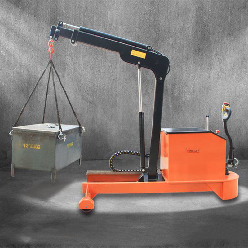 ylh01全电动独臂吊伸缩臂吊钩自动小吊机吊车2吨前移式无支腿