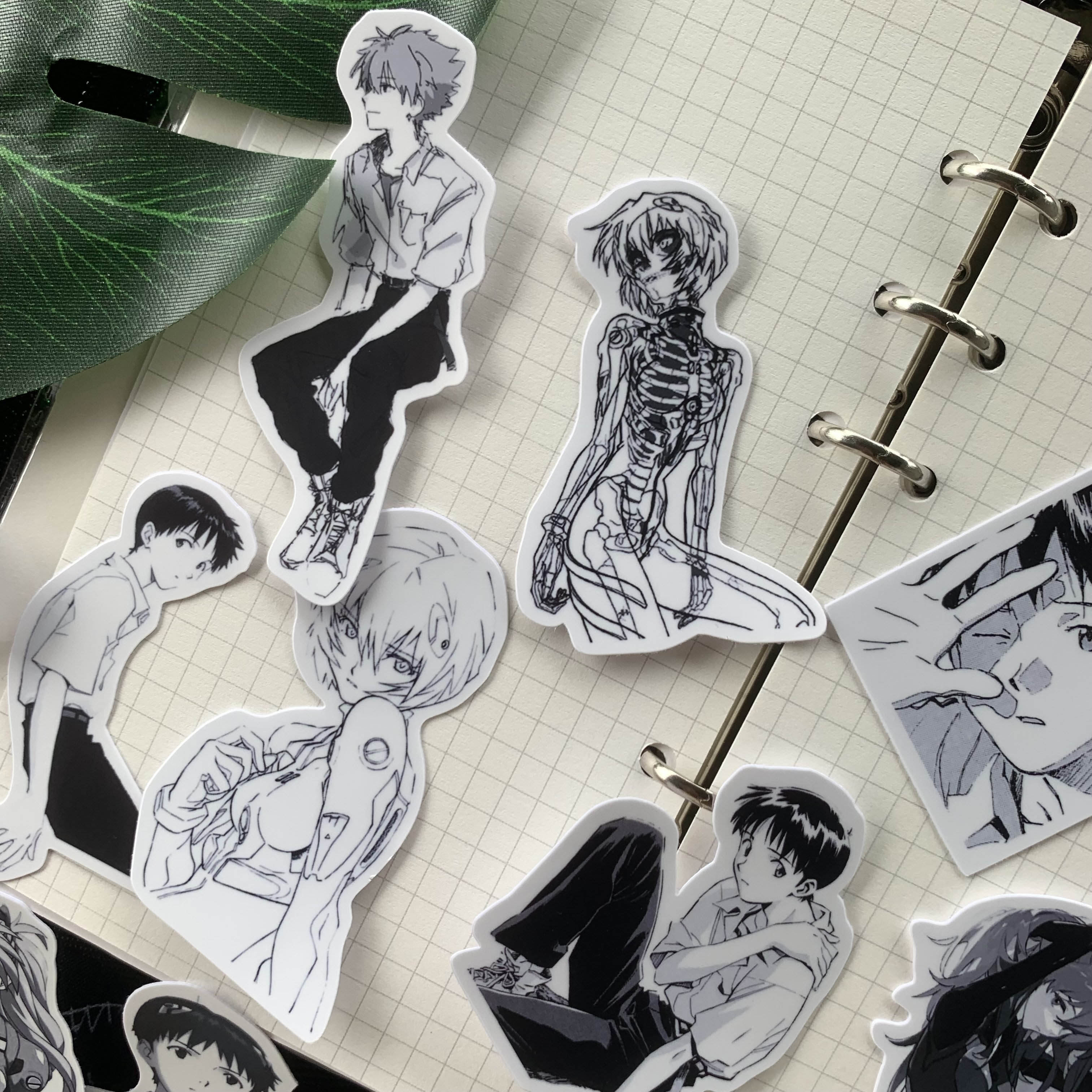 eva新世界福音战士贴纸手账笔记本文具贴画明日香明嗣绫波丽渚薰