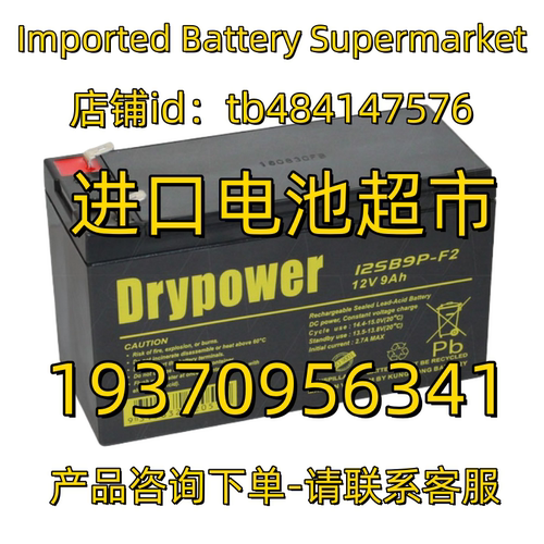 DEYPOWER蓄电池 12SB9P F2 12V9AH 应急电源 医疗设备免维护电池