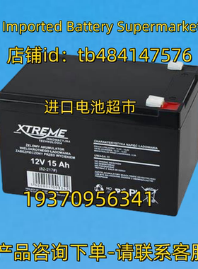 XTREME蓄电池 XTREME BATTERY 12V15AH 82-217# 免维护电池