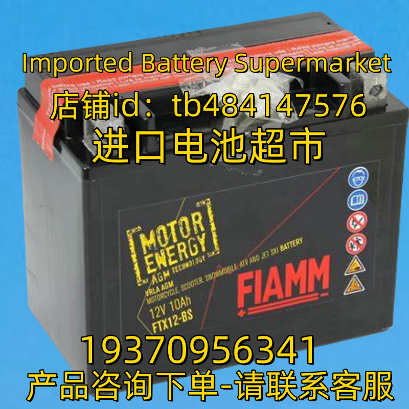 FIAMM蓄电池 12V10AH FTX12-BS 免维护电池 - 封面