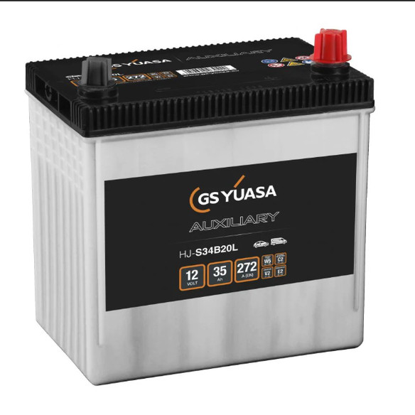 GSYUASA 蓄电池 AUXILIARY HJ-SB34B20L 12 VOLT 35AH 272A 12V