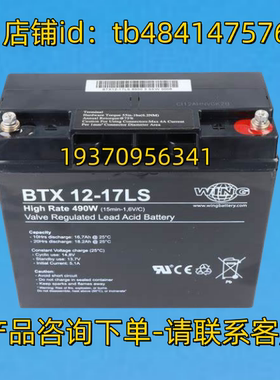 WING 蓄电池 wingbattery BTX 12-17LS High Rate 490w 12V 17AH