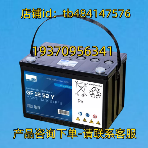 Sonnenschein 蓄电池 GF12052YO  GF 12 052 YO GF1252Y 12V 52AH