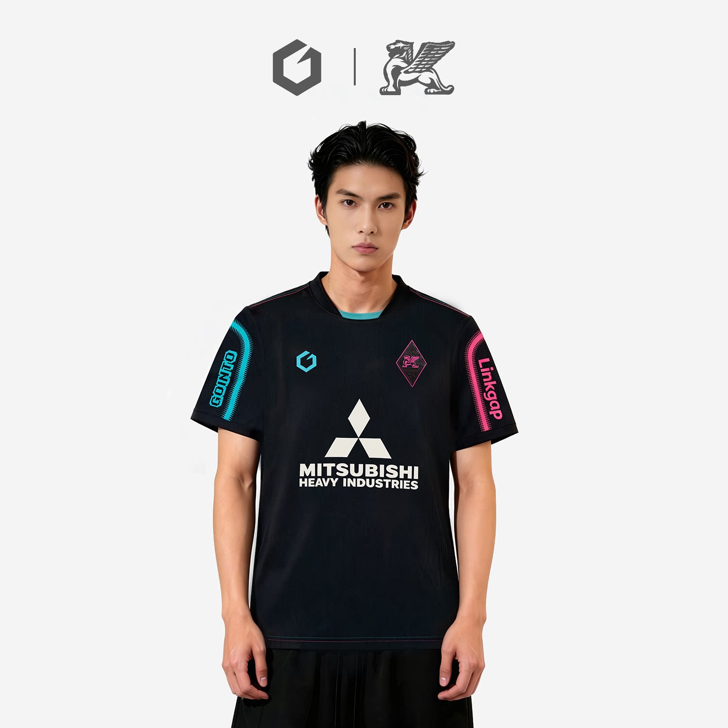 GOINTO上阵工业x上海飞狮队客场球衣2026赛季球员版比赛足球服图片