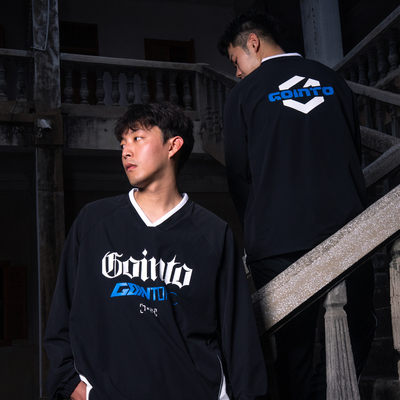 GOINTO上阵工业x724系列梭织训练套头卫衣衫