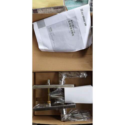 彩钢板活动房配件50 75净化门锁铝材洁净室执手锁