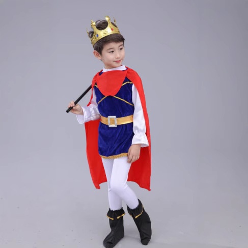 万圣节儿童服装男童国王王子服cosplay化妆舞会装扮演出服批发