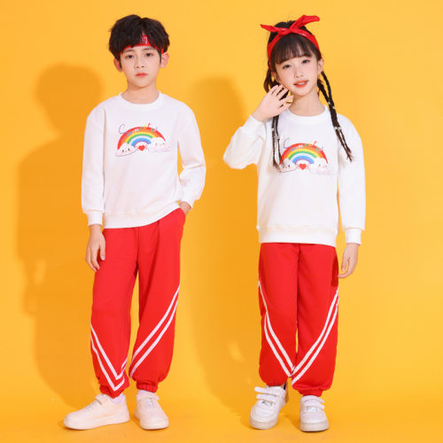 儿童啦啦队演出服中小学生运动会开幕式班服幼儿园啦啦操表演服装
