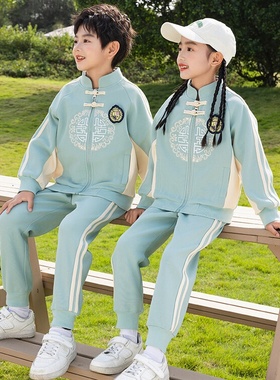 幼儿园园服儿童202春季中小学生校服班服运动会套装百搭厂家直销