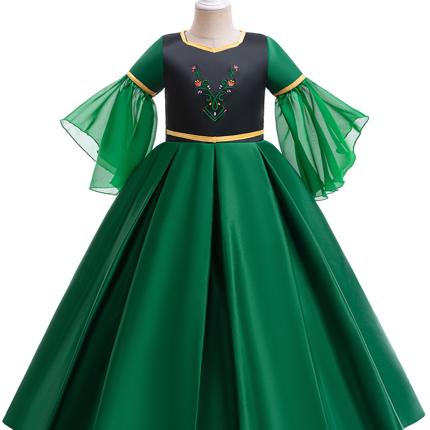 节日演出服装 cosplay女童动漫冰雪奇缘角色扮演安娜艾莎公主