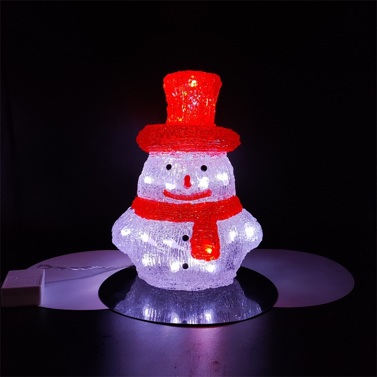 led发光雪人摆件场景氛围道具装饰品源头工厂2025新品圣诞装饰
