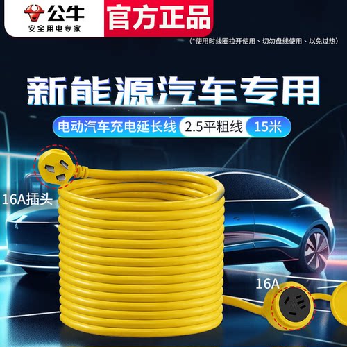 加长电动汽车20米插板公牛新能源