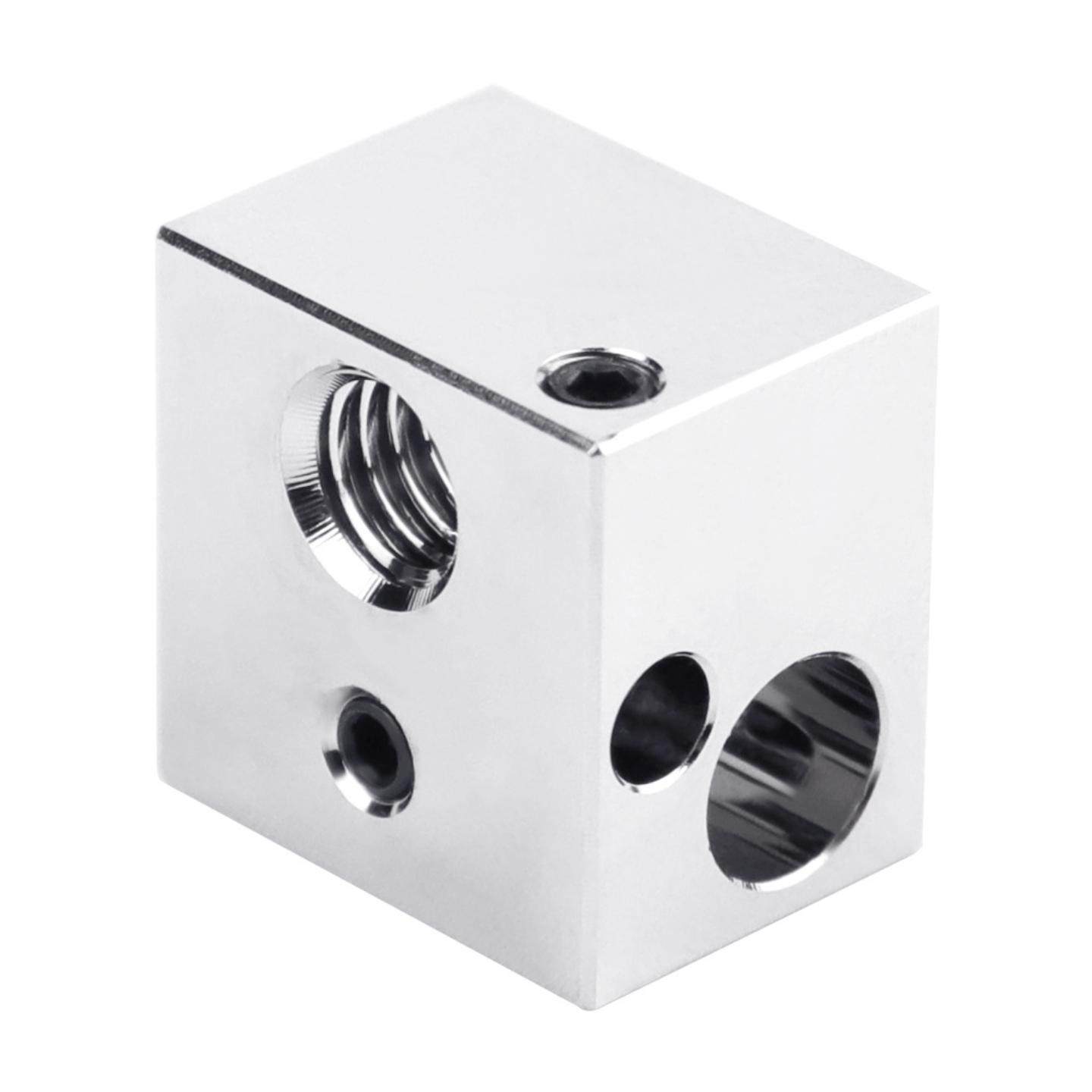 3D打印机加热块 E3D V5全金属铝合金导热块适用于anycbic i3 mega