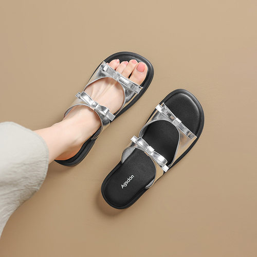 奥古狮登女式平底凉拖2025新
