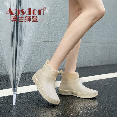 奥古狮登日系女式雨靴2025新