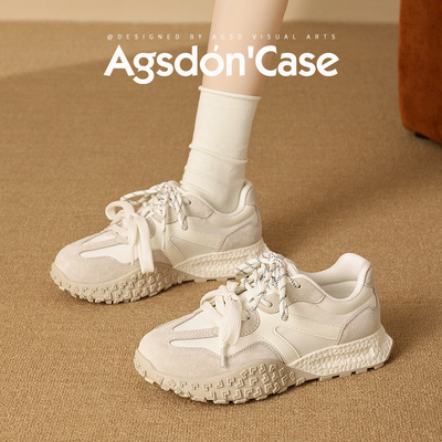 奥古狮登阿甘鞋女新款轻便休闲小