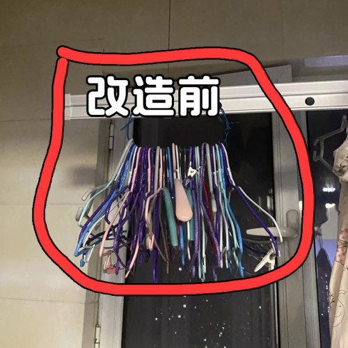 阳台衣架这样收纳！水槽沥水袋
