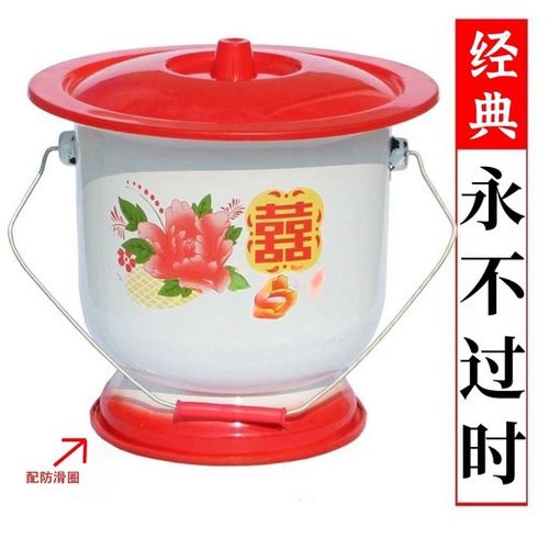 痰盂坐便器高脚尿桶起夜防臭卧室