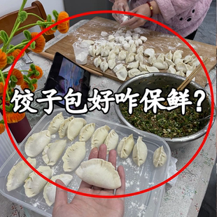 饺子盒冰箱用食品级冷冻专用盒水饺面条馄饨速冻收纳盒分装料理盒